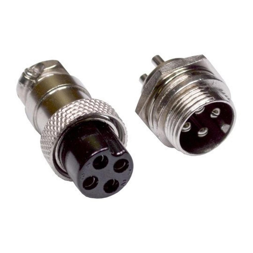 GX16 Aviation Plug Connector CB 4 pin 4pin 4p 16 มม. 16 mani audio