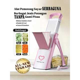 5 in 1 Multifunction Cutter Peeler Pemotong Sayur Buah Parutan Serbaguna