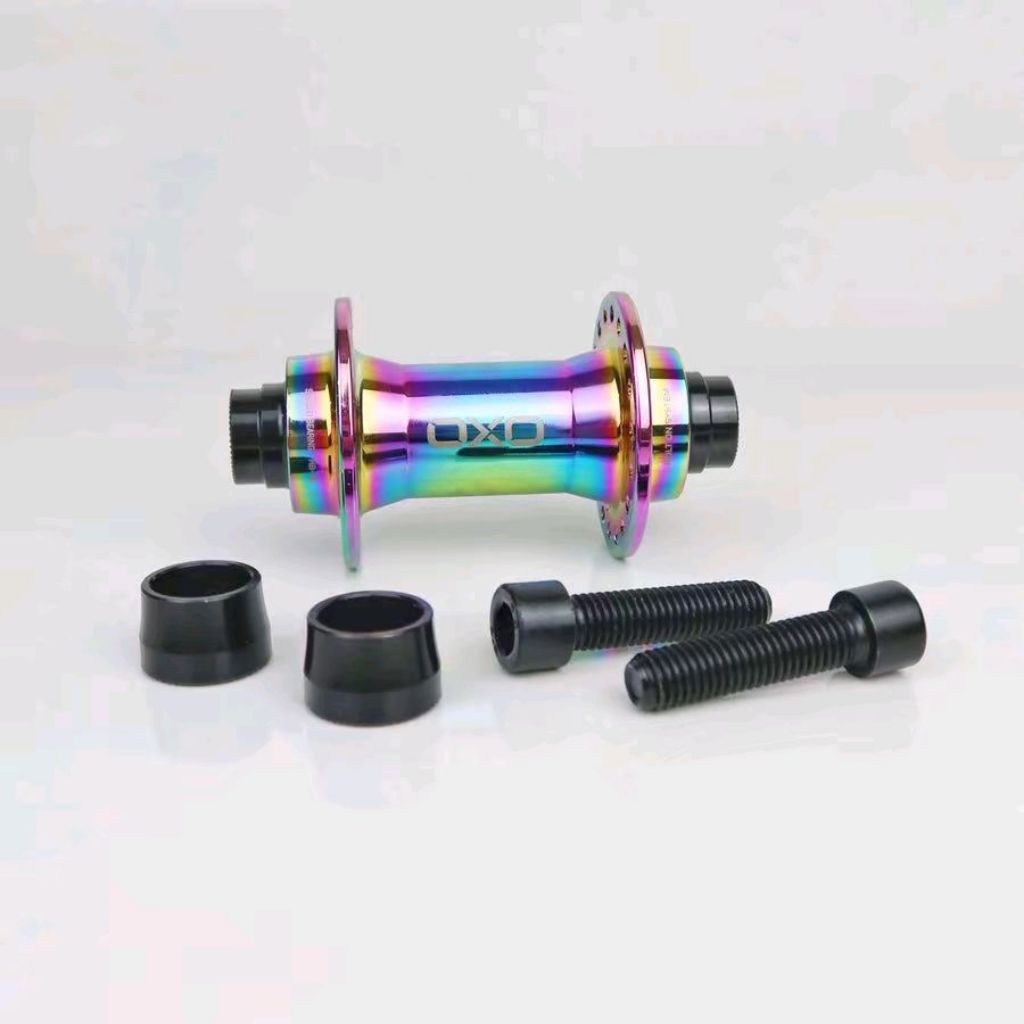 Oxo HB120 36H 14G HB120 Rainbow Oil Slick HB 120 Front Hub