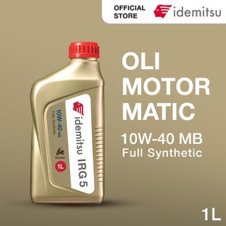 IDEMITSU IRG5 10W-40 MB Full Synthetic (1L) Motorcycle Matic Oil (Oli Mesin Motor Matic)