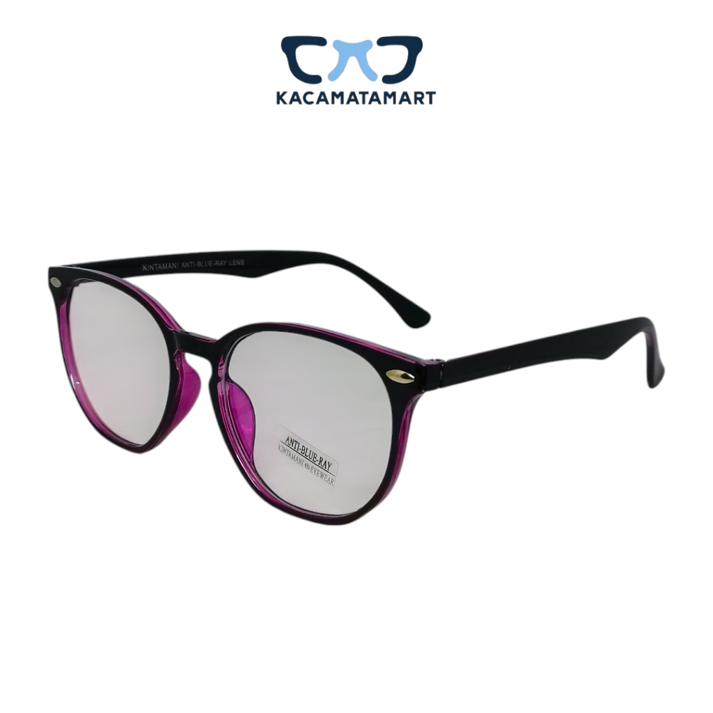 แว่นตาคอมพิวเตอร์ป้องกันรังสี Gadget กรอบเลนส์ใสรุ่น Neutral Round สไตล์เกาหลี - SL091 ABR