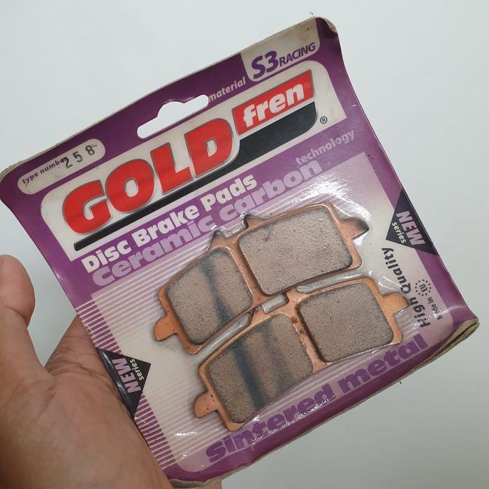 ผ้าเบรค Brembo monblock Goldfren 258 M4 GP4RS GP4RX