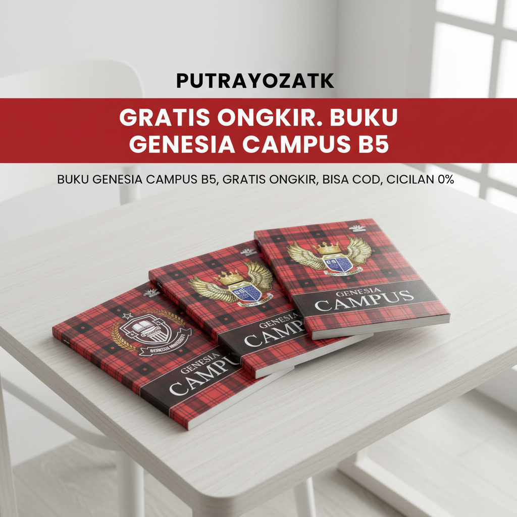 BOXI B5 GENESIA CAMPUS NOTEBOOK (1 PACK CONTAINS 10 ชิ้น) / BIGBOS NOTEBOOK / GENESIA BRAND CAMPUS