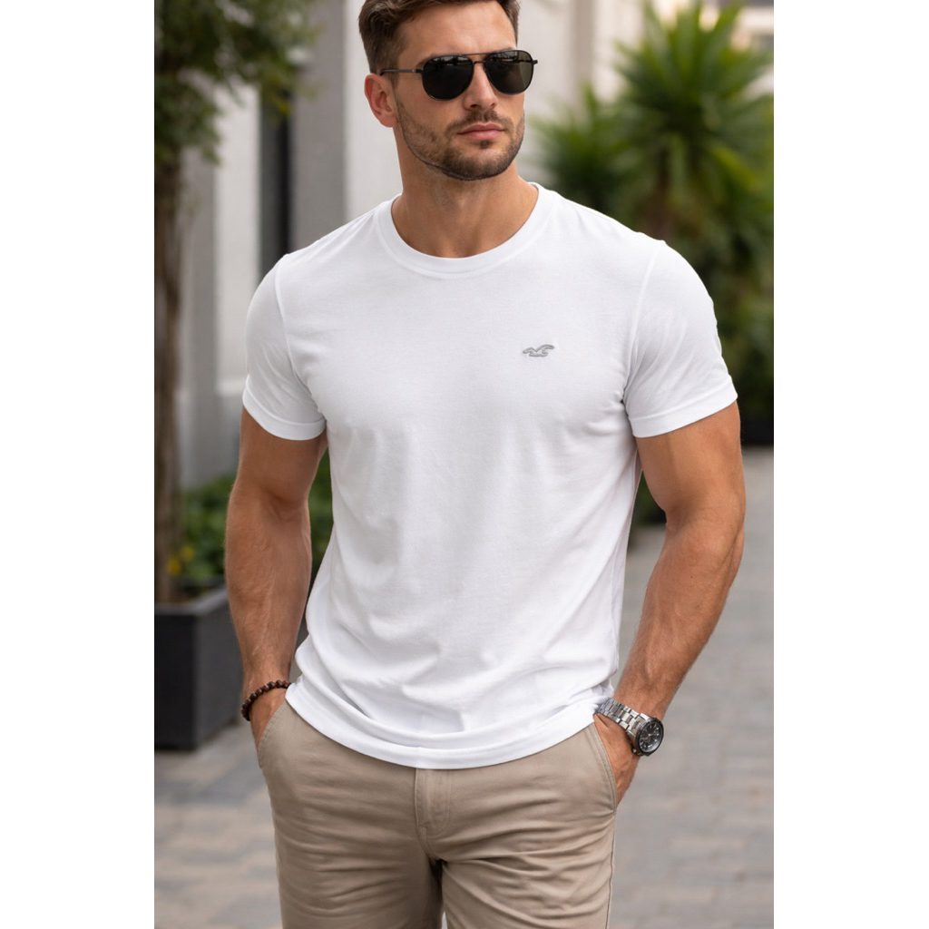 เสื้อยืดผู้ชาย Hollister Small Logo