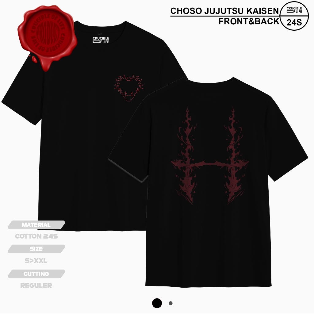 CHOSO JUJUTSU KAISEN S3 SYMBOL เสื้อยืด REGULAR UNISEX 24S - CrucibleOfLife