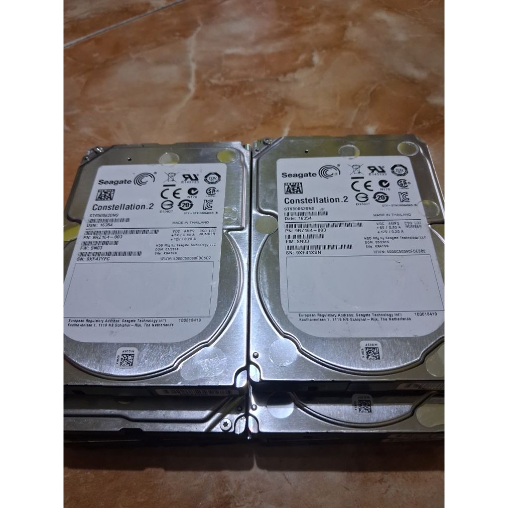 กลุ่มดาว Seagate 2 ST9500620NS 500กิกะไบต์.