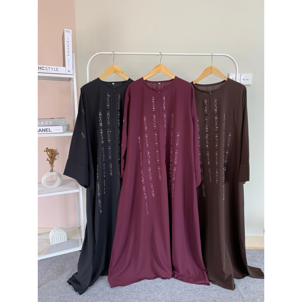 ZUNAIRA ABAYA // TURKEY ABAYA GAMIS // LUXURY SWAROVSSKY ABAYA
