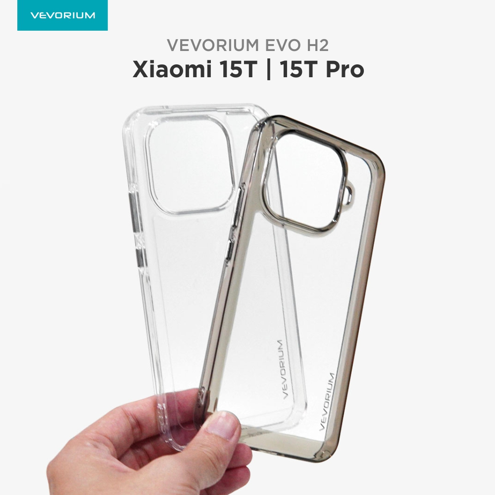 VEVORIUM EVO H2 Xiaomi 15T 5G / 15T PRO 5G | เคสแข็งแบบนิ่มไฮบริด