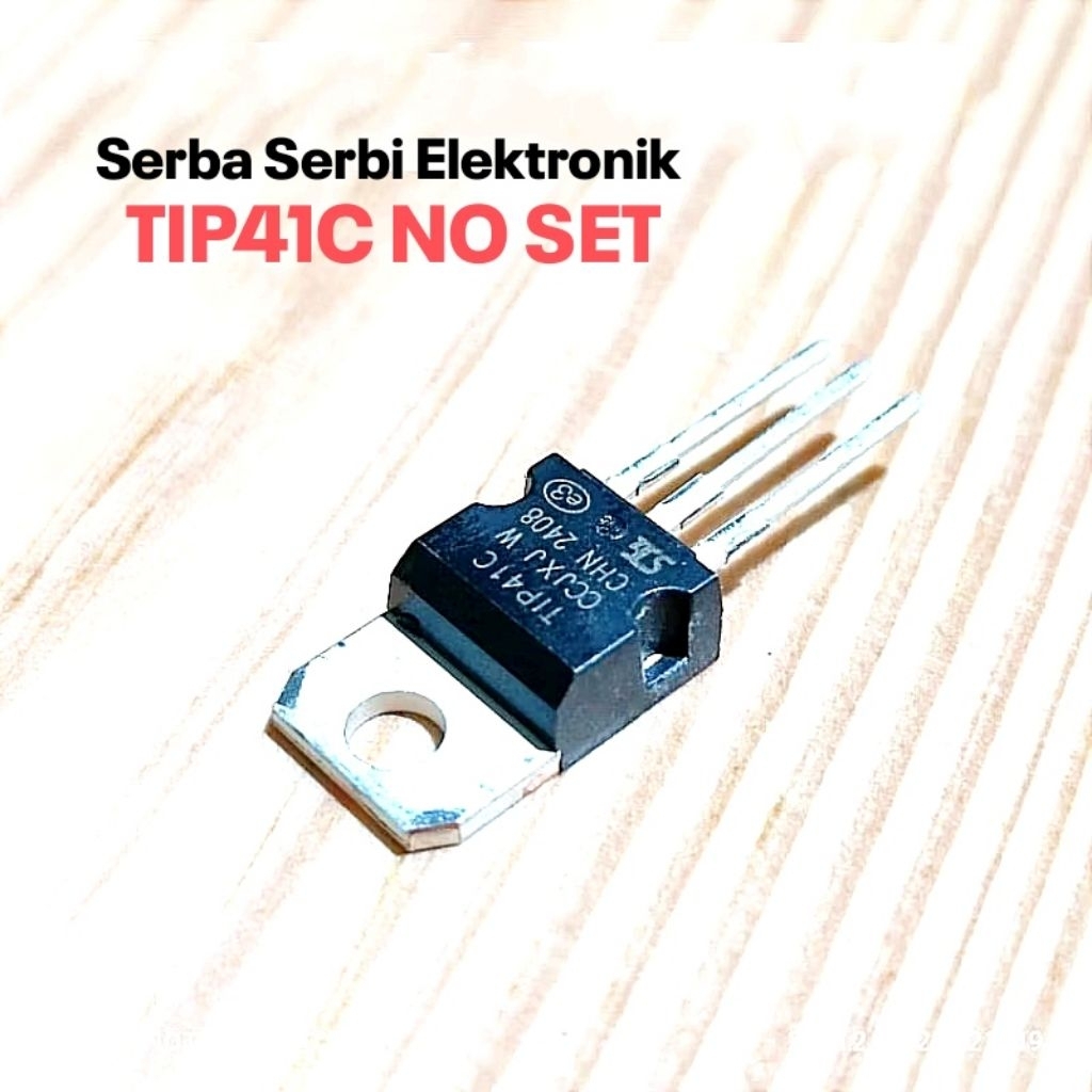 (1 ชิ้น) ทรานซิสเตอร์ TIP41C TIP41 C TIP 41 C ST SUPER NO SET