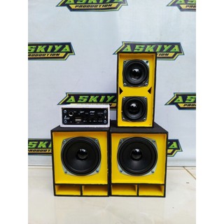 MINIATUR SOUND SYSTEM MODEL MINISCOPP SUDAH BLUETOOTH KARAOKE