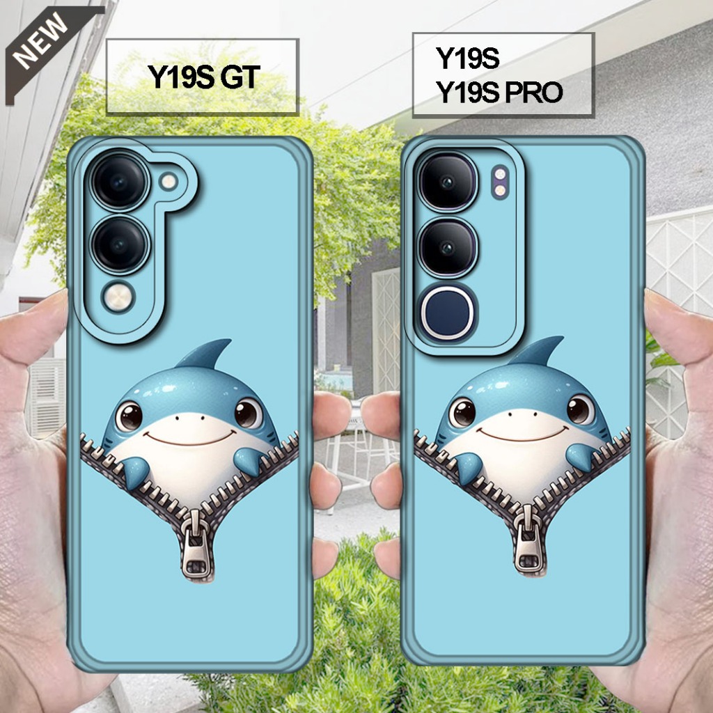 ซิลิโคน VIVO Y19S _เคส Y19S PRO _เคส VIVO Y19S GT _เคส softcase สีดําใสยืดหยุ่นสุดเท่