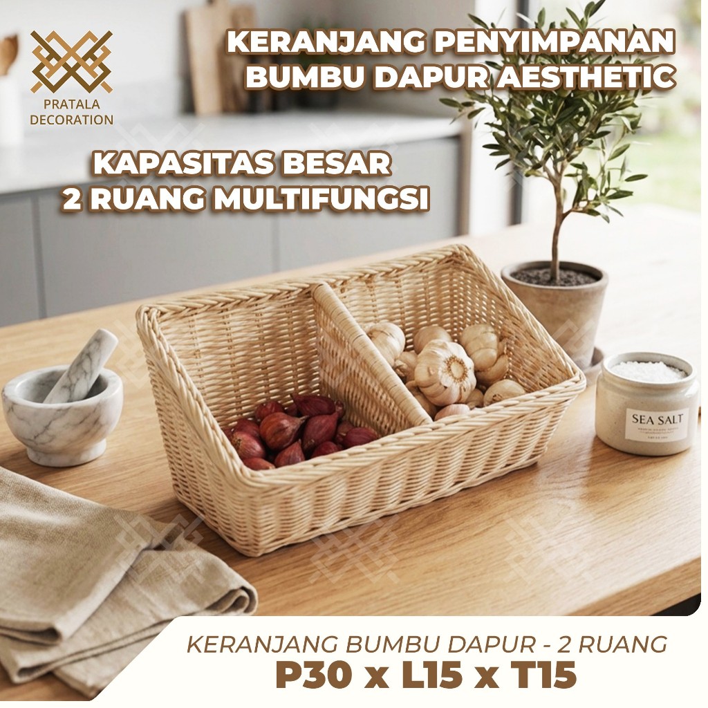 MERAH PRATALA RATTAN KITCHEN CHILI ONION PLACE 2 AESTHETIC ROOMS CHILI ONION PLACE P30 X W15 X H15