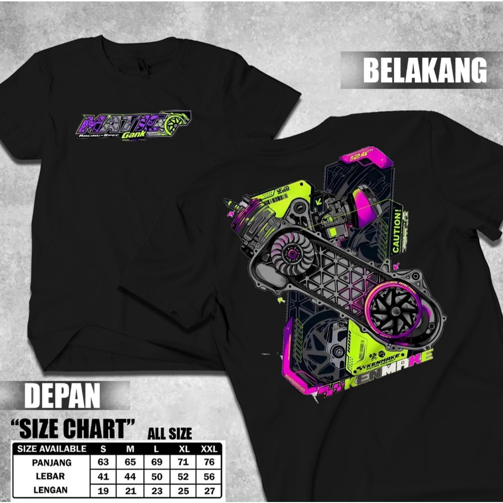 ABASTORE.IDN KENMAKE MATIC T-SHIRT เสื้อยืด 5tp racing ดีไซน์ใหม่ล่าสุด TP5