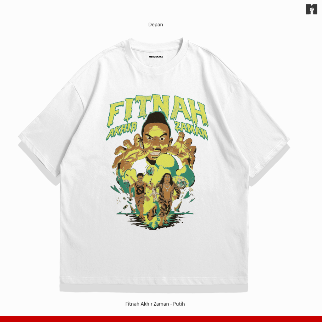 สิ้นสุดของ JAMAN FITNAH สีดําและสีขาว