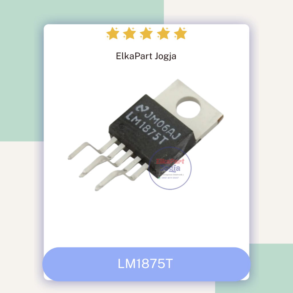 IC LM1875T LM1875 TO-220-5 เครื่องขยายเสียง 20W