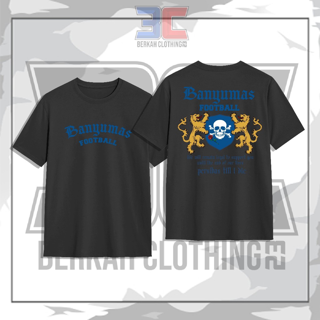 PERSIBAS Banyumas Till I Die Supporter เสื้อยืด // เสื้อยืด Persibas Banyumas Supporter