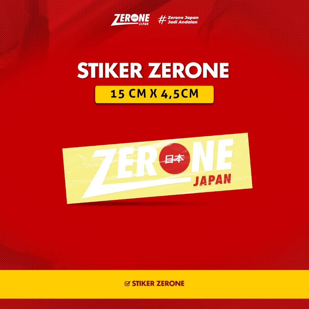 พิเศษสําหรับ THIS SKU WILL BE SENT WHILE THERE คือ RENTAL/STICKER รถ ZERONE ญี่ปุ่นกันน้ํา Strong กา