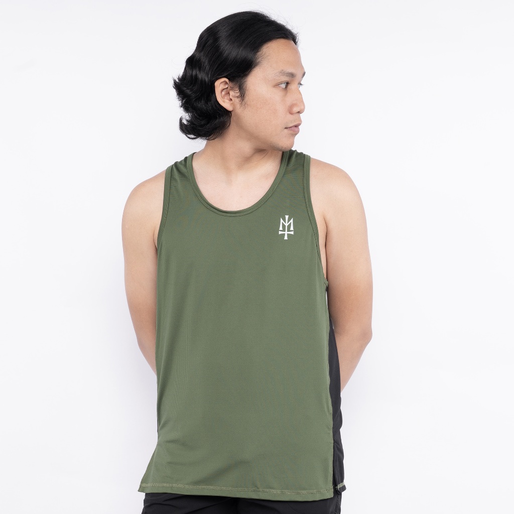 NIFESL Silver Cruel MATERNAL DISASTER MESH SINGLET SPORT RUNNING GYM TANKTOP SPORTS RUNNING MEN ORIG