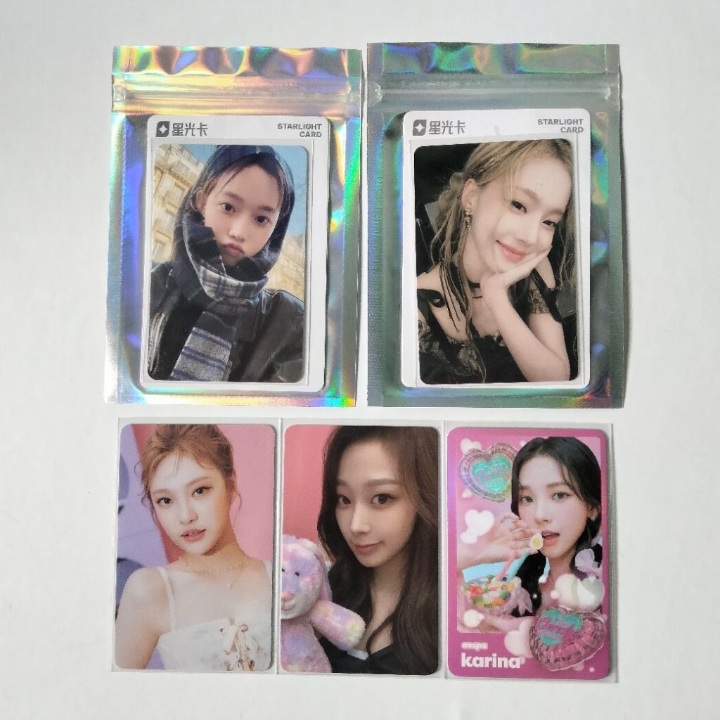 การ์ดรูปถ่ายอย่างเป็นทางการของ Aespa/ QQ Music Dirty Work star 2.3