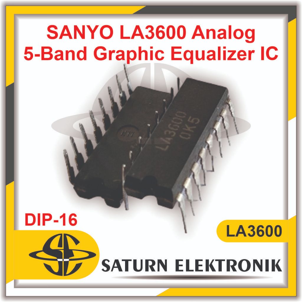 IC LA3600 LA 3600 DIP 16 5-Band Graphic Equalizer