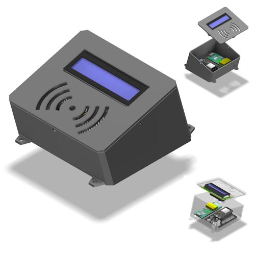 เคส ESP32 30 พิน PZEM-004T AC Watt Meter LCD 1602 I2C