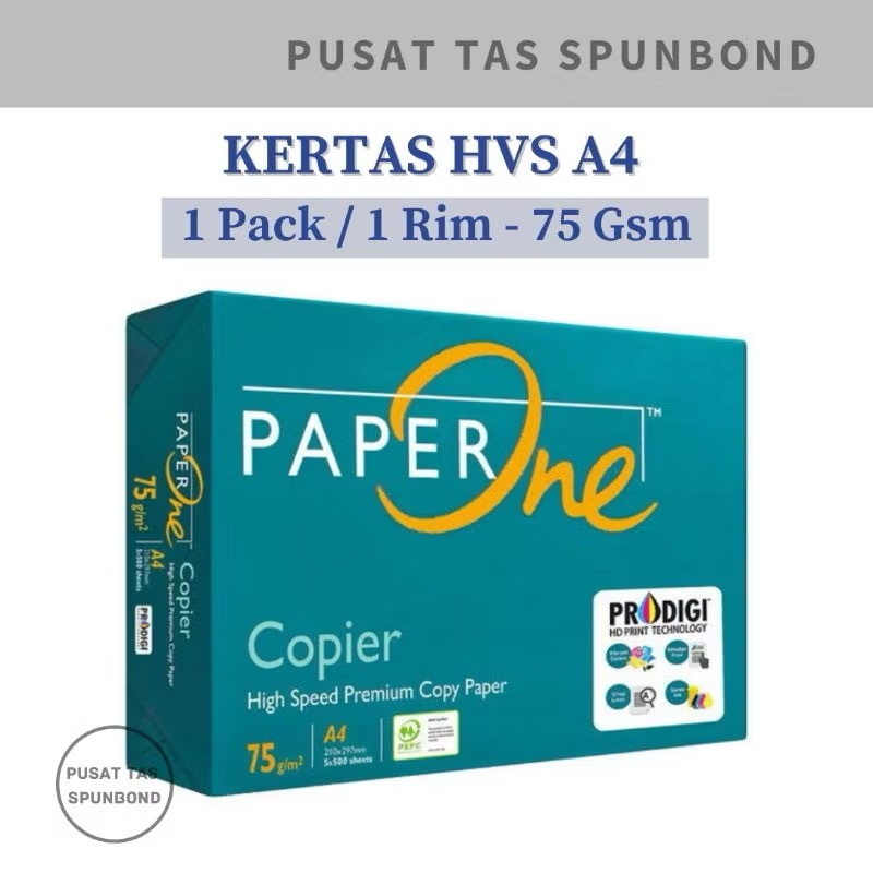 PAPER ONE A4 75 GSM HVS PAPER - 1 รีม 500 แผ่น