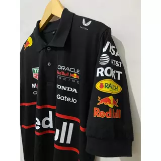 เสื้อโปโล f1 redbull Max Verstappen เสื้อโปโลสูตร 1 ผ้าฝ้ายพรีเมี่ยม kcs เครื่องแต่งกาย