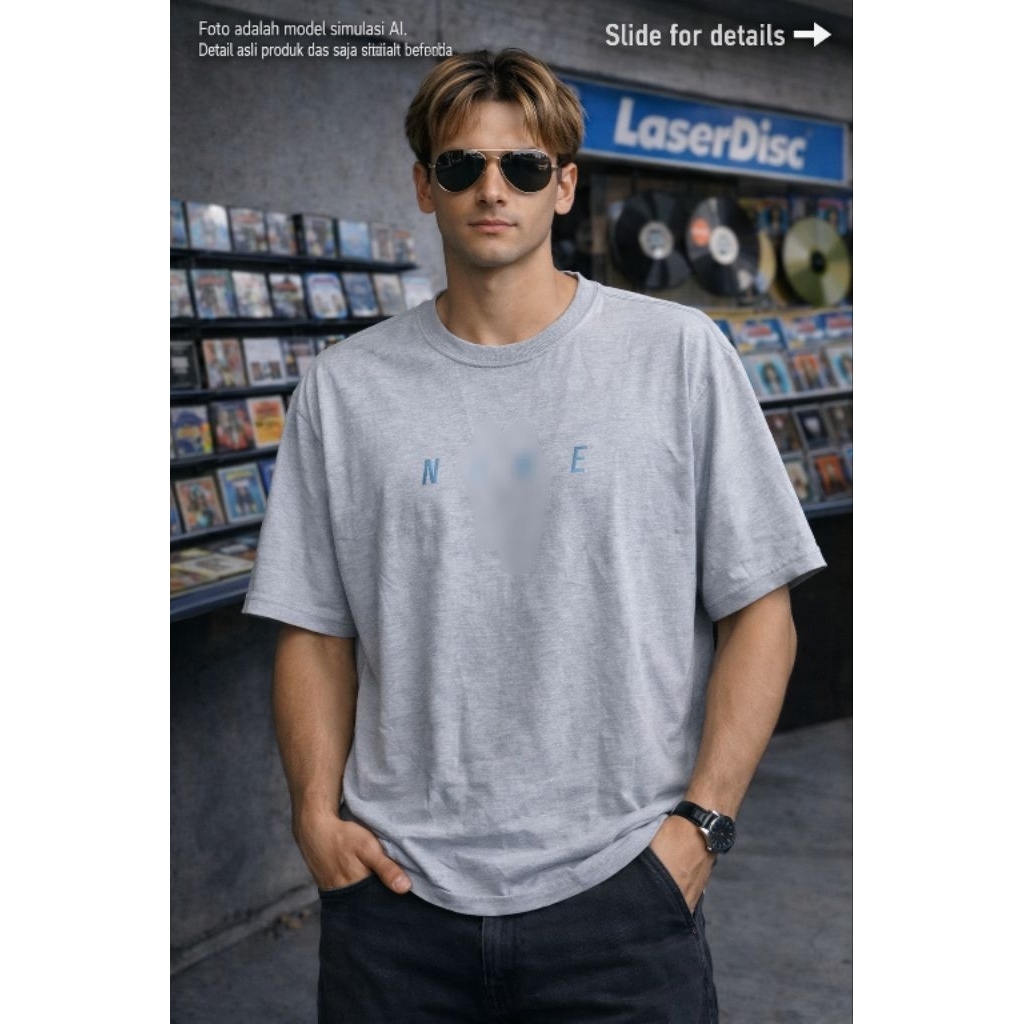 (Vtg 90s) เสื้อยืด N*KE 0R1 ไซส์ XL (P79 x L58)