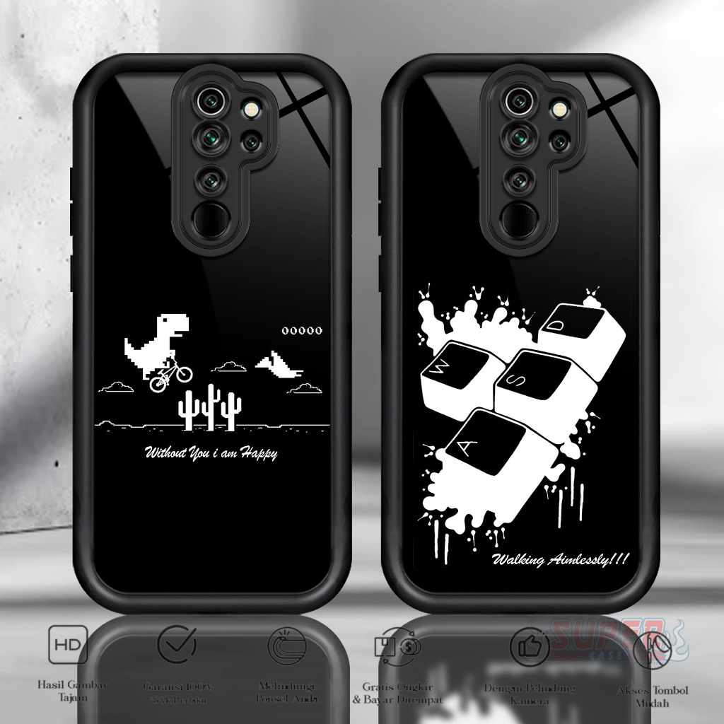 เคส Hp สําหรับ REDMI NOTE 8 PRO SYMBOL SoftCase เคสเคลือบเงาโทรศัพท์แก้วซิลิโคน