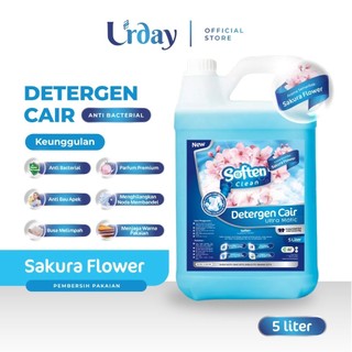 Deterjen Cair SAKURA FLOWER Laundry - Premium Liquid Detergent Konsentrat 5L (5 Liter)