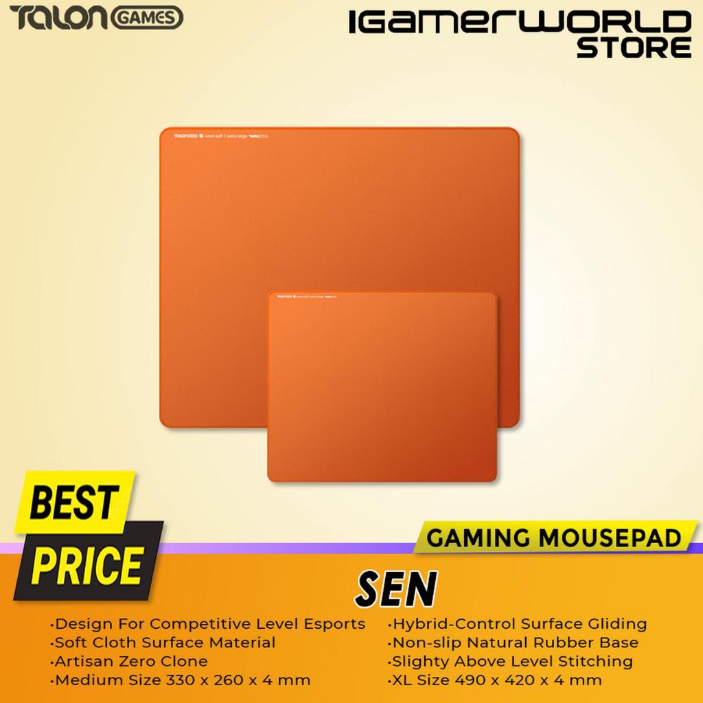 แผ่นรองเมาส์ Talongames SEN Hybrid-Control Artisan Zero Clone Gaming Mousepad