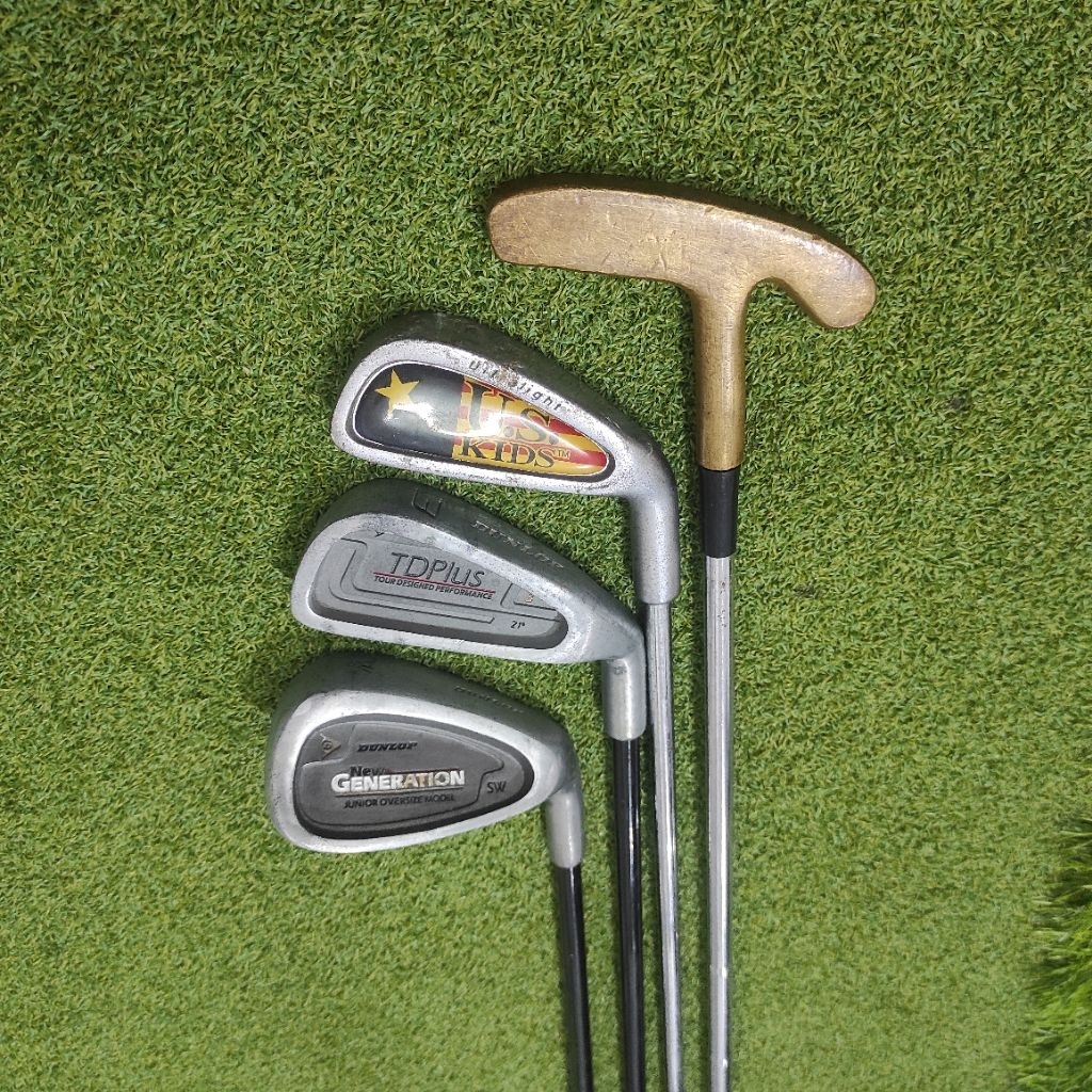 Junior Iron 3 Iron 5 Iron W Wedge Putter 2 Face Golf Stick Long Size Stick Available