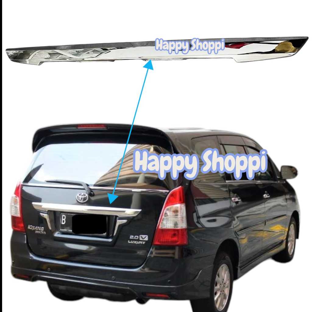 รายการฝากระโปรงหลัง ด้านหลัง Innova Chrome 2011-2013