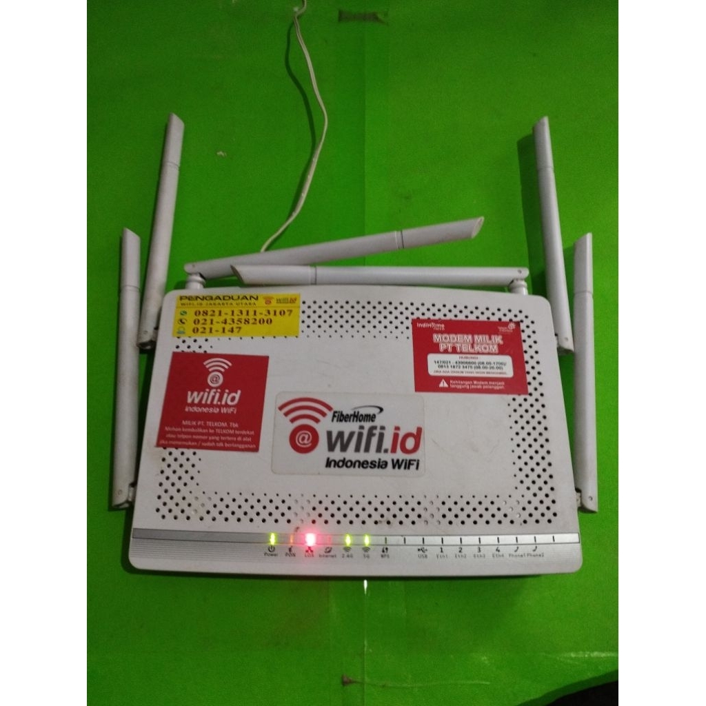 FIBERHOME HG6245N GPON ONU 2.4ghz และเราเตอร์ไร้สาย 5ghz