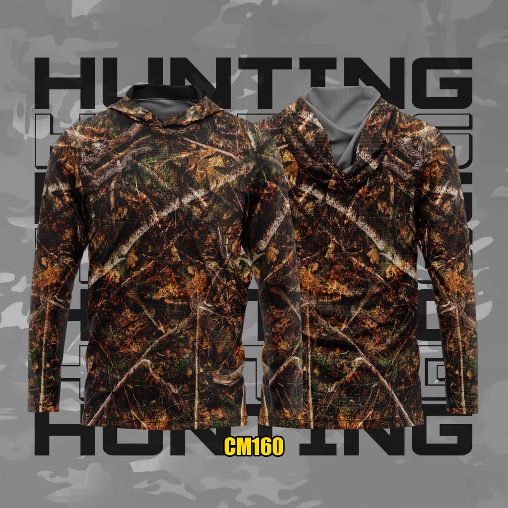 Hunting Shoting Camo Jersey_Premium Camo Shirt_Forest Camo Hunting Shirt Series CM160_Custom Sublime