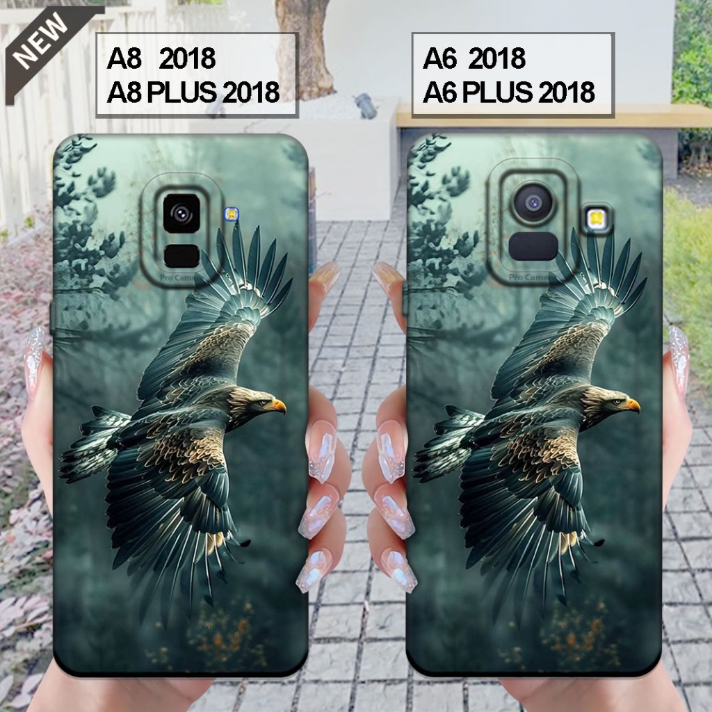 เคส Samsung A6 2018 | A6 PLUS 2018 - ซัมซุง A8 2018 | A8 PLUS 2018 _ปลอกซิลิโคนสีดําใส