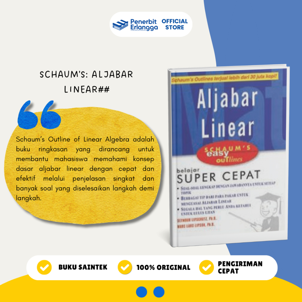 [เพื่อนบ้านอย่างเป็นทางการ] Schaums: Aljabar Linear - Seymour