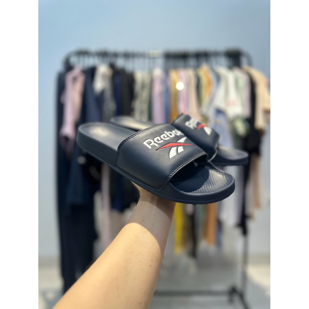 รองเท้าแตะ UNISEX REEBOK SLIP ON REE CLASSIC SLIDE REES00213705 รองเท้าแตะ REEBOK ORIGINAL NAVY