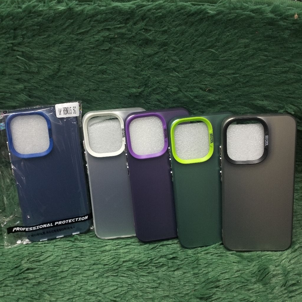 OPP0 RENO 15 5G Hybrid IMD Matte Plate Hologram Casing Case RANDOM