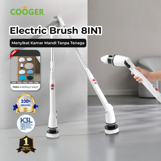 COOGER Sikat Elektrik Pembersih Noda Deluxe 8IN1 Electric Brush Tahan Air Portable Tanpa Kabel