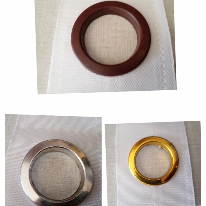 ชุดเต็มรูปแบบของ MINIMALIST CURTAIN HOLE ผ้าและแหวน SMOKING CURTAIN RIBBON RINGS