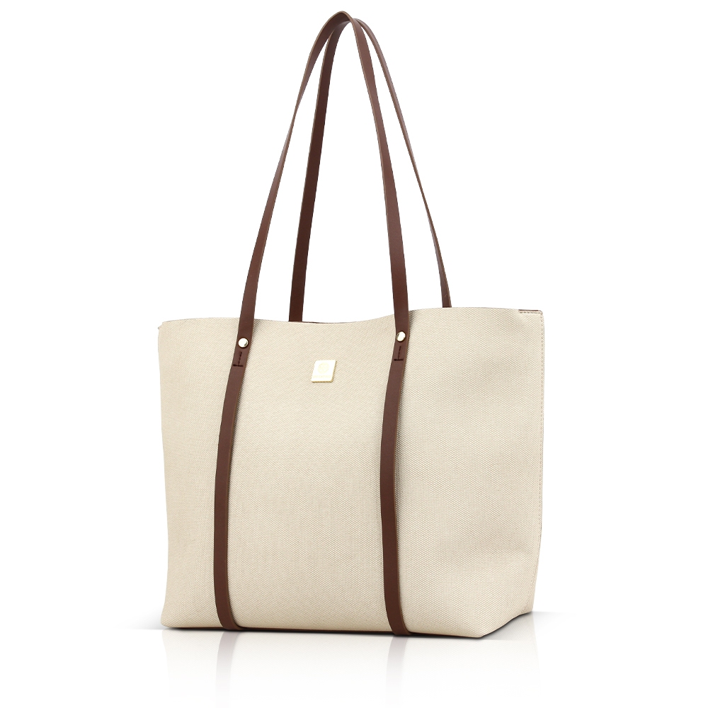 Les Catino Lcn-Tara Pique Tote กระเป๋าสะพายไหล่