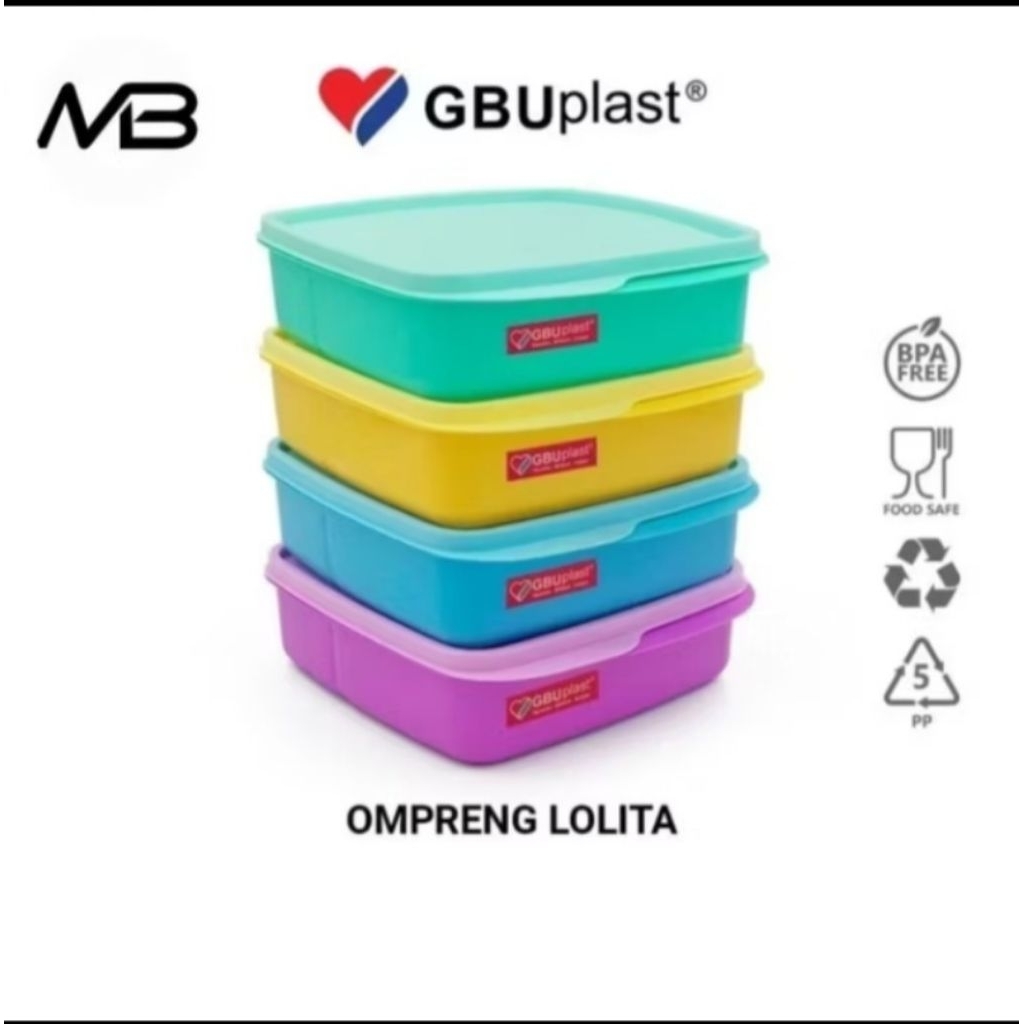 Ompreng Lolita กล่องข้าว 650ml GBUplast LB-100