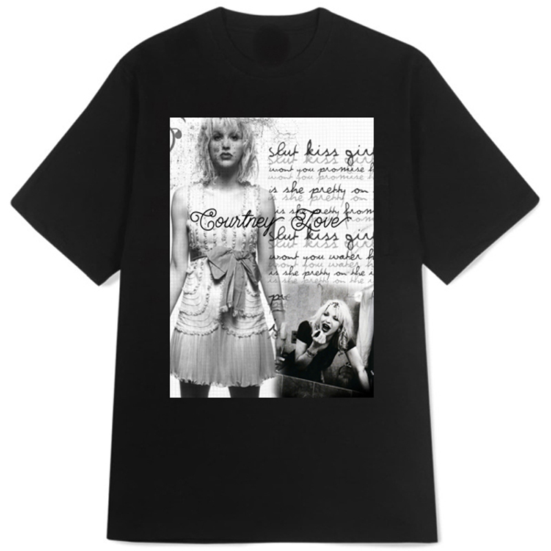 เสื้อยืด Courtney Love ผ้าฝ้าย 100% ไซส์ SML XL XXL 3XL 4XL