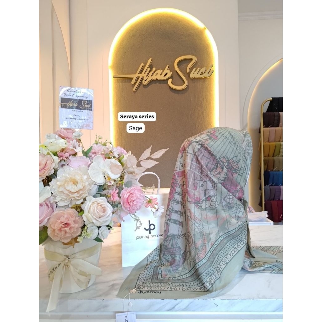 SERAYA SERIES 6 สี JOURNEY SCARVES