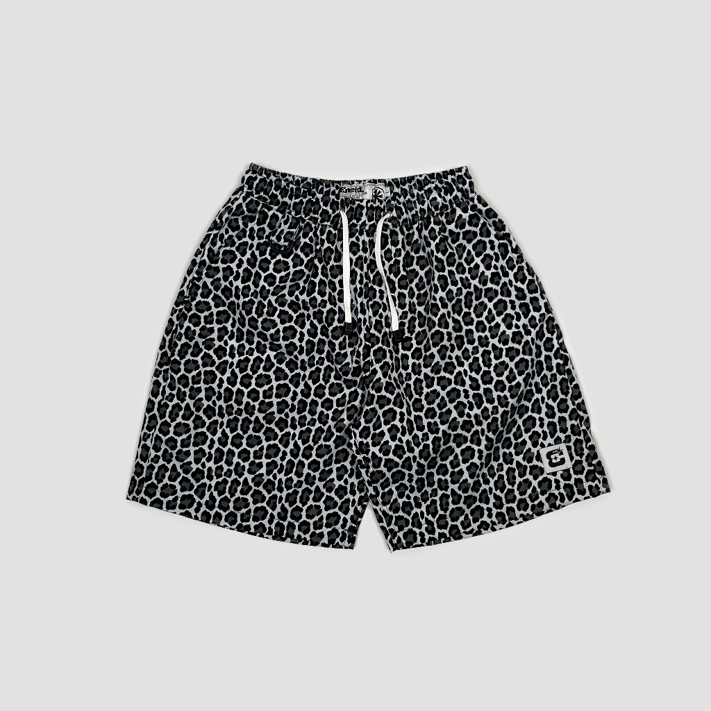 EMEFDI SHORTPANT รหัส TREGREE BLACK - BOARDSHORT LEOPARD BOXER SHORTS