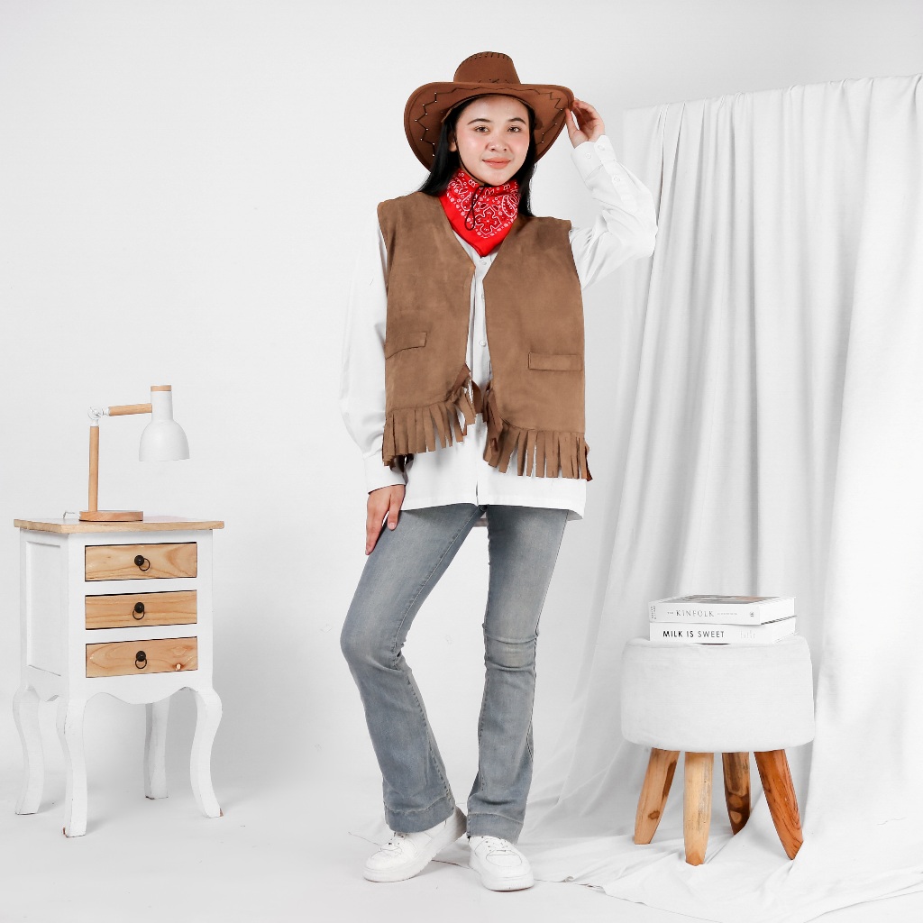 PAPY.KIDS-ADULT RAWIS COWBOY VEST / COWBOY VEST / COWBOY