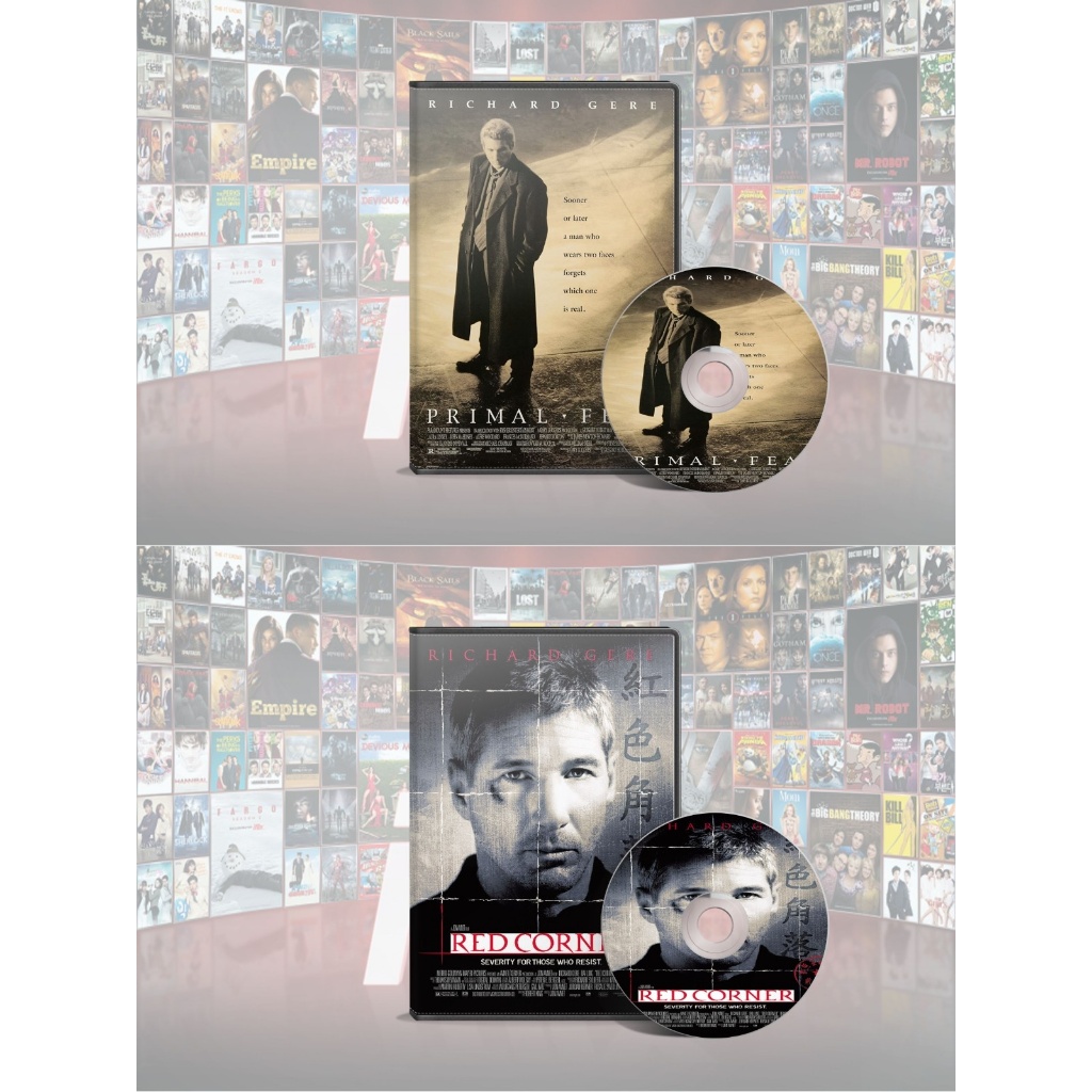 Primal Fear DVD (1996) + DVD Red Corner (1997)