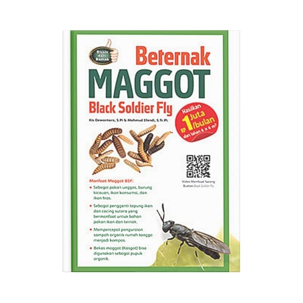 MAGGOT BLACK SOLDIER หนังสือ SOLDIER FLY