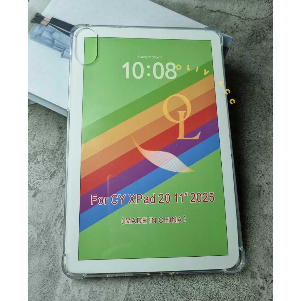 Crack case tab infinix x pad 20 pro soft case เคสซิลิโคนแท็บเล็ต